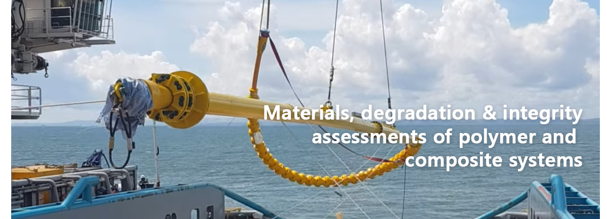 Materials, degradation & integrity assessments of polymer and composite systems